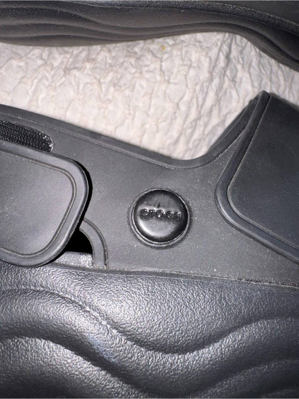 Crocs Skyline Platform Sandals Black 9 - Picture 4 of 10